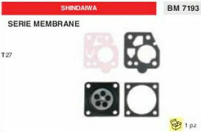 SERIE MEMBRANE membrana CARBURATORE DECESPUGLIATORE SHINDAIWA T27 T 27