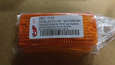 1728 COPPIA VETRO FRECCE ANTERIORI PIAGGIO VESPA 125 150 200 ARCOBALENO PX T5