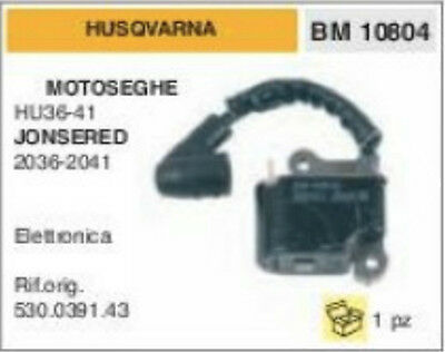 530.0391.42 BOBINA ELETTRONICA MOTOSEGA HUSQVARNA HU36 HU41 JONSRED 2036 2041