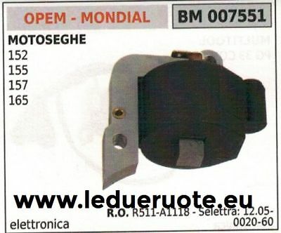 R511A1118 BOBINA ELETTRONICA MOTOSEGA OPEM MONDIAL 152 155 157 165