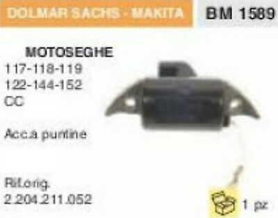 BOBINA ACC A PUNTINE MOTOSEGA DOLMAR SACHS MAKITA 117 118 119 122 144 152 cc