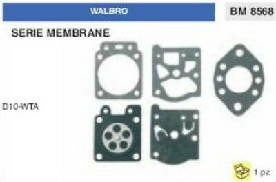 KIT SERIE MEMBRANE membrana CARBURATORE WALBRO D10-WTA D10 WTA