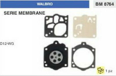 KIT SERIE MEMBRANE membrana CARBURATORE WALBRO D12-WG (D 12 WB)