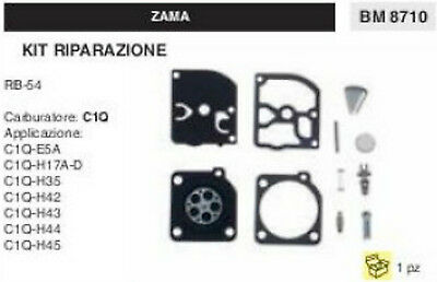 KIT RIPARAZIONE SERIE MEMBRANE membrana CARBURATORE C1Q ZAMA RB-54