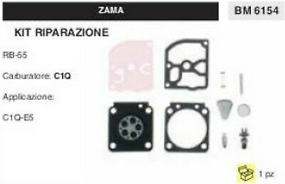 KIT RIPARAZIONE SERIE MEMBRANE membrana CARBURATORE C1Q ZAMA RB-55