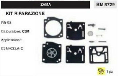 KIT RIPARAZIONE SERIE MEMBRANE membrana COMPLETA PER CARBURATORE C3M ZAMA RB-53