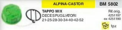 TAPPO MISCELA BENZINA DECESPUGLIATORE APLINA CASTOR 21 25 28 30 34 40 42 52