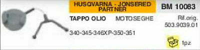 503.9039.01 TAPPO OLIO MOTOSEGA HUSQVARNA JONSERED PARTNER 340 345 346XP 350 351