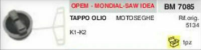 5134 TAPPO SERBATOIO OLIO catena MOTOSEGA OPEM MONDIAL SAW IDEA K1 K2 K 1 2