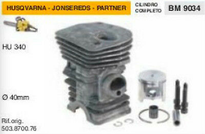 503.8700.76 CILINDRO E PISTONE MOTOSEGA HUSQVARNA JONSEREDS HU 340 Ø 40 mm