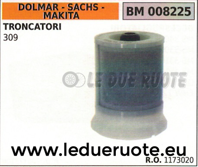 001173020 FILTRO ARIA TRONCATORE TRONCATRICE MOTOSEGA DOLMAR SACHS MAKITA 309