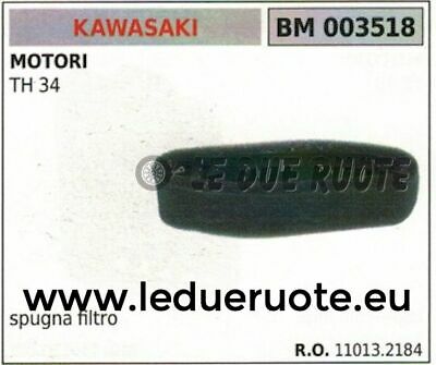 110132184 SPUGNA FILTRO ARIA DECESPUGLIATORE MOTORE KAWASAKI TH34 TH 34