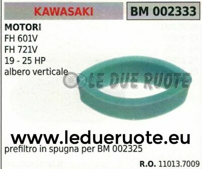 110137009 SPUGNA X FILTRO ARIA MOTORE KAWASAKI FH 601V 721V 19-25HP ALB VERTICAL