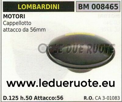 CAPPELLO CAPPELLOTTO SUPERIORE FILTRO ARIA MOTORE LOMBARDINI Ø 125 ATTACCO Ø 56
