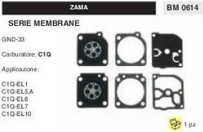KIT SERIE MEMBRANE membrana CARBURATORE C1Q ZAMA GND-33 STIHL MS200T MS 200