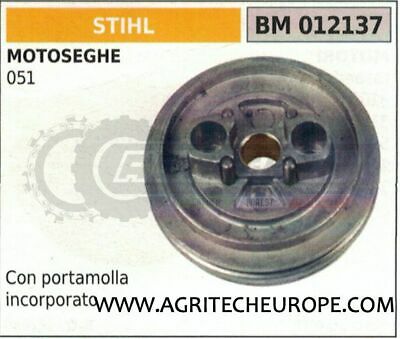11170071014 PULEGGIA AVVIAMENTO MOTOSEGA STIHL 038 041 042 045 051 076 08