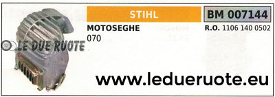 11061400502 MARMITTA SCARICO SILENZIATORE MOTOSEGA STIHL 070
