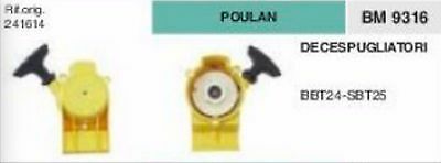 241614 CARTER AVVIAMENTO DECESPUGLIATORE POULAN BBT24 SBT25 24 25