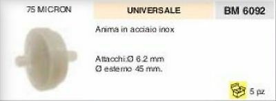 FILTRO CARBURANTE UNIVERSALE Ø 6.2 anima in acciaio INOX 75 micron