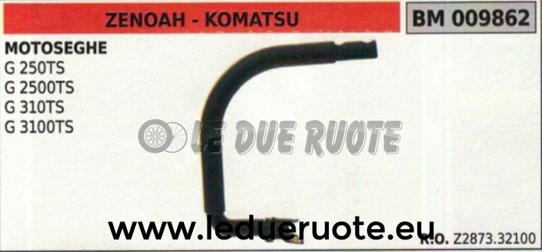 Z287332100 IMPUGNATURA manico tubolare MOTOSEGA ZENOAH KOMATSU G 250TS 2500TS