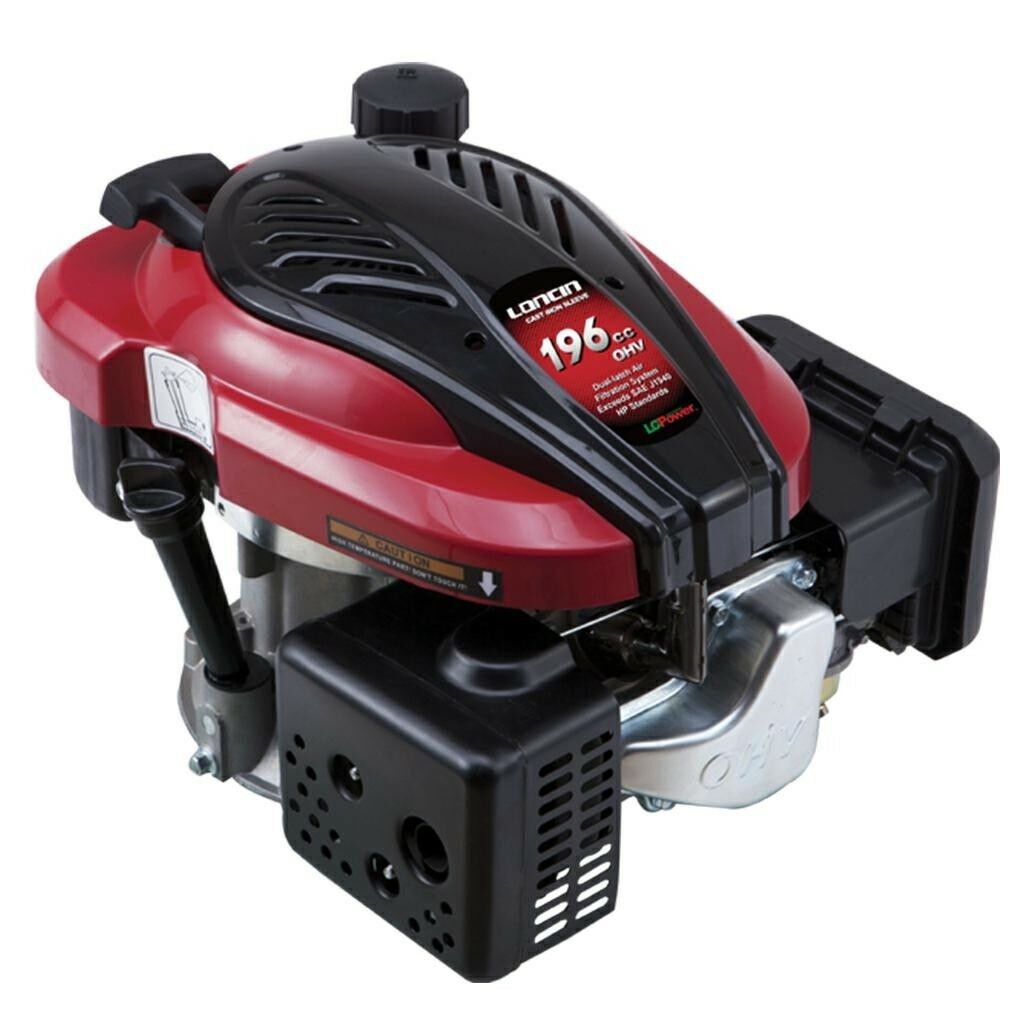 MOTORE COMPLETO LONCIN 6,5HP 196CC per motozappa motocoltivatore BENZINA 4T