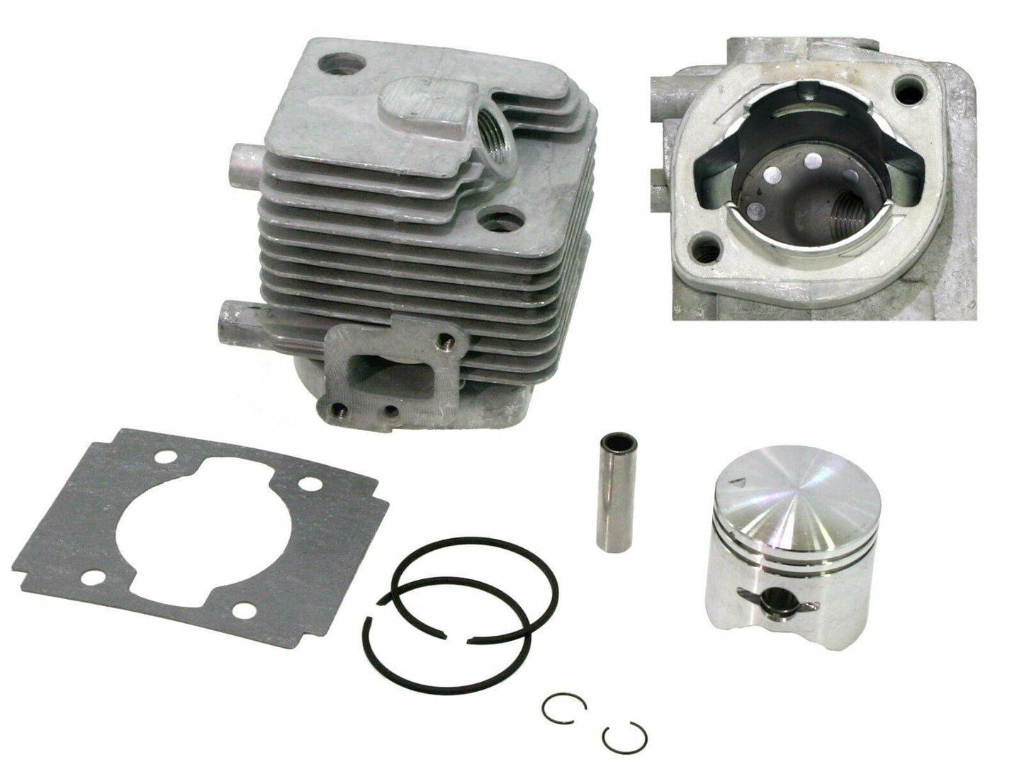KIT CILINDRO E PISTONE PER SOFFIATORE 260 Ø 34mm KASEI
