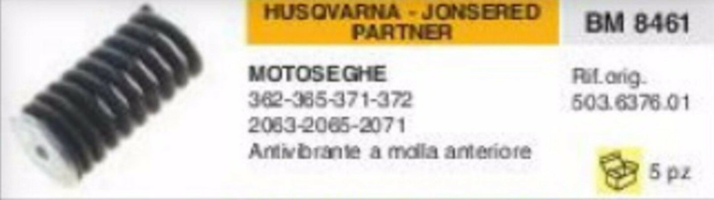 ANTIVIBRANTE A MOLLA MOTOSEGA HUSQVARNA JONSERED PARTNER 362 365 371 372 2063