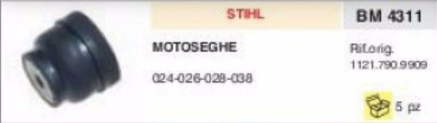 1121.790.9909 ANTIVIBRANTE MOTOSEGA STIHL 024 026 028 038 anti vibrazione