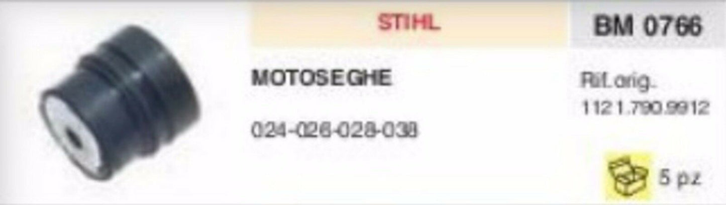 1121.790.9912 ANTIVIBRANTE ANTERIORE MOTOSEGA STIHL 024 026 028 038 vibrazioni