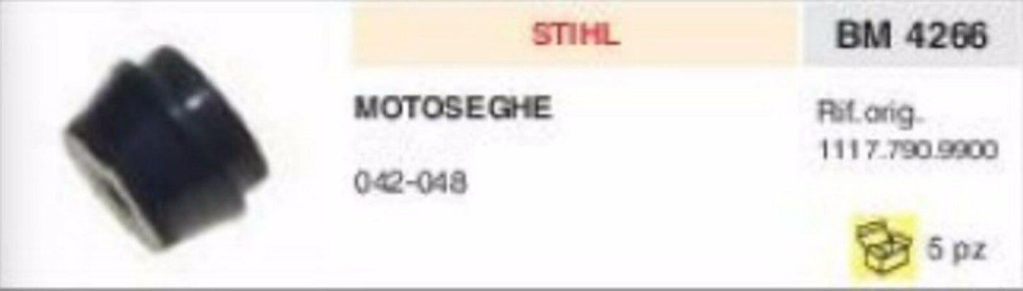 1117.790.9900 ANTIVIBRANTE MOTOSEGA STIHL 042 048 vibrazione gommino