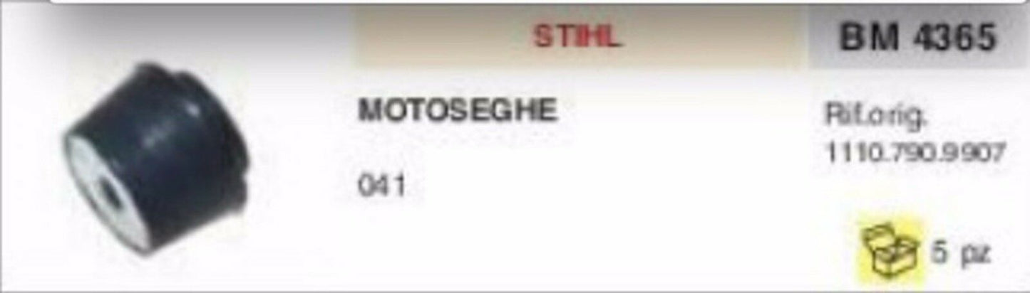 1110.790.9907 ANTIVIBRANTE MOTOSEGA STIHL 041 vibrazione gommino