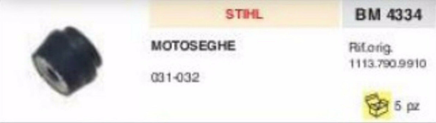 1113.790.9910 ANTIVIBRANTE MOTOSEGA STIHL 031 032 vibrazione gommino
