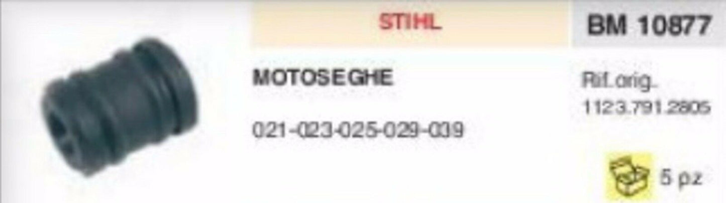 1123.791.2805 ANTIVIBRANTE MOTOSEGA STIHL 021 023 025 029 039 vibrazione gommino