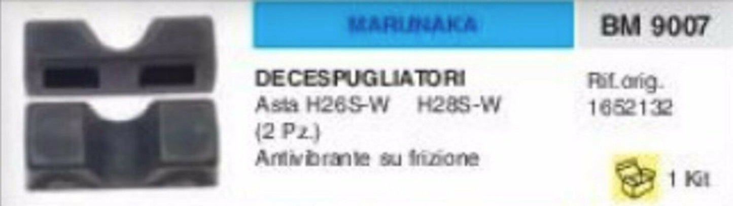 1652132 ANTIVIBRANTE DECESPUGLIATORE MARUNAKA ASTA H26 HS28 S W su frizione