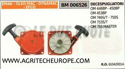 61042001 CARTER AVVIAMENTO COMPLETO DECESPUGLIATORE OLEOMAC 446BP 450BP 453BP