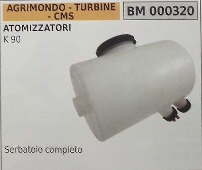 SERBATOIO COMPLETO ATOMIZZATORE AGRIMONDO TURBINE K90 K 90