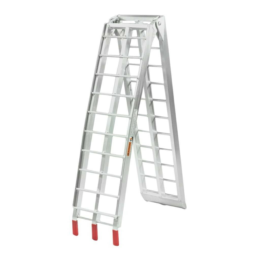 COPPIA RAMPE DI CARICO PROFESSIONALI PIEGHEVOLI 310CM PORTATA 1080KG rampa