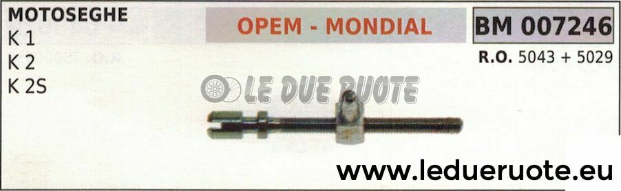 5043 + 5029 TENDICATENA TIRACATENA MOTOSEGA OPEM MONDIAL K1 K2 K2S