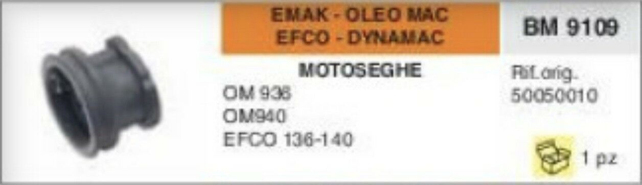 50050010 COLLETTORE ASPIRAZIONE MOTOSEGA DYNAMAK EFCO 136 140 OLEOMAC OM 936 940
