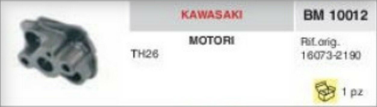 16073-2190 COLLETTORE ASPIRAZIONE FLANGIA TERMICA MOTORE KAWASAKI TH26 TH 26