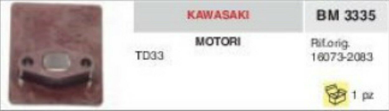 16073-2083 COLLETTORE ASPIRAZIONE FLANGIA TERMICA MOTORE KAWASAKI TD33 TD 33