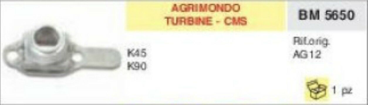 FLANGIA TERMICA COLLETTORE ASPIRAZIONE ATOMIZZATORE AGRIMONDO TURBINE K45 K90