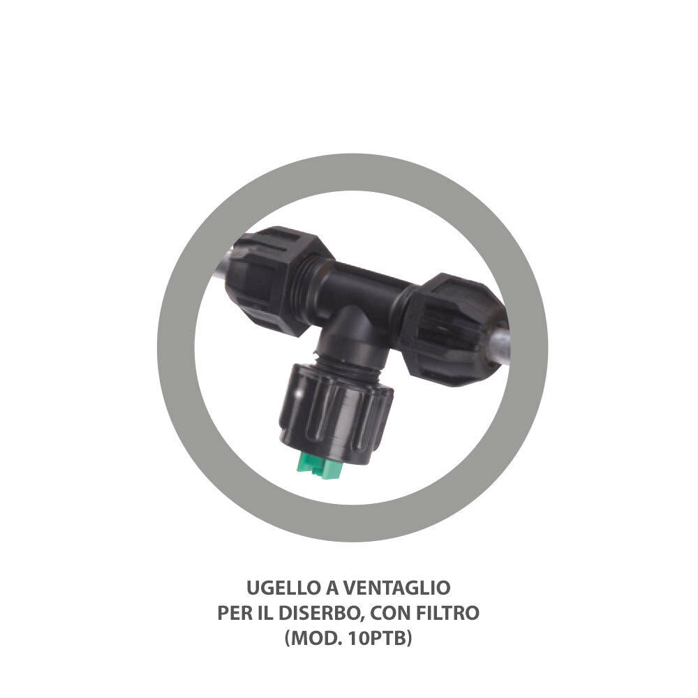 POMPA ELETTRICA diserbanti trattamenti + BARRA DISERBO VOLPI ELETTROPLUS 15L 12V