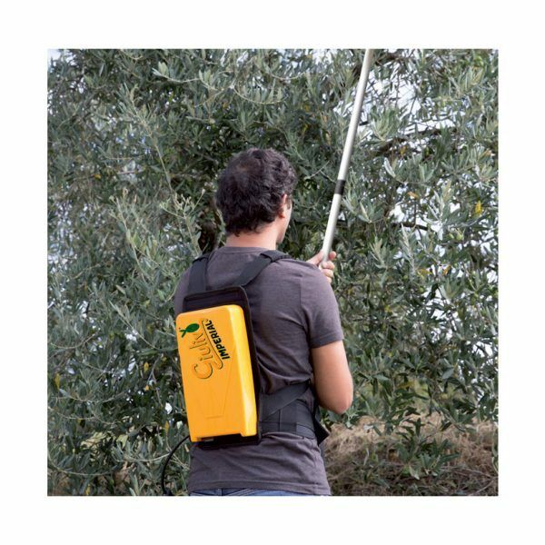 SCUOTITORE OLIVE ulivi ELETTRICO 48V VOLPI IMPERIAL + BATTERIA A LITIO zaino