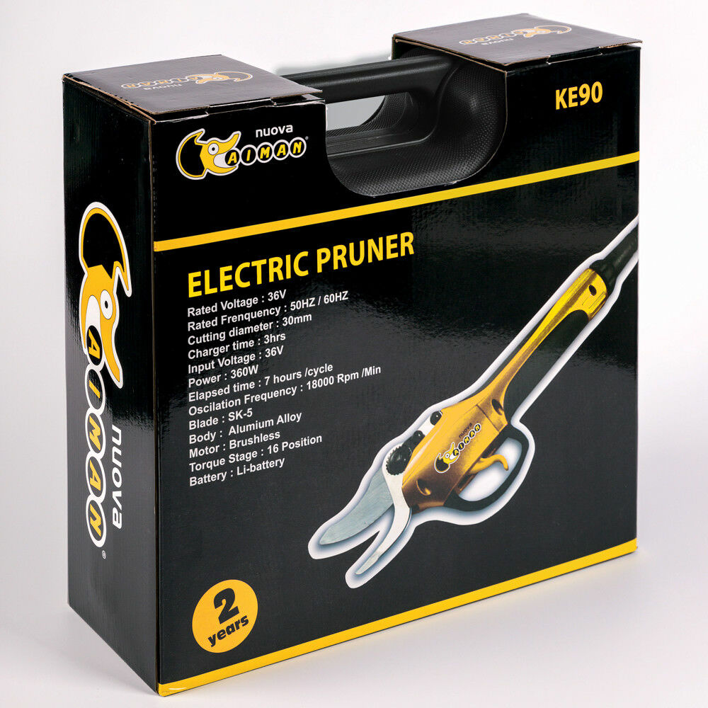 FORBICE ELETTRONICA POTA CAIMAN KE90 potatura elettrica BATTERIA LITIO 36V