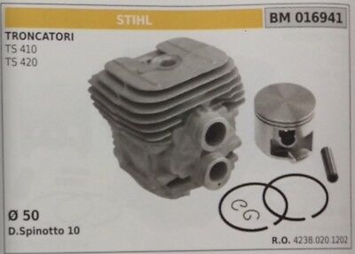 42380201202 CILINDRO E PISTONE TRONCATORE STIHL TS410 TS420 410 420 Ø 50