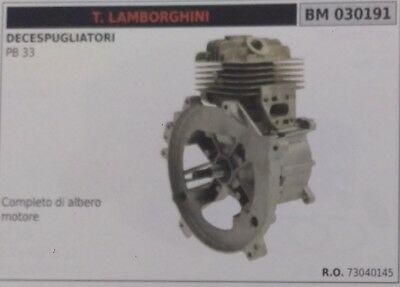 73040145 MOTORE COMPLETO PER DECESPUGLIATORE LAMBORGHINI PB 33 + albero motore