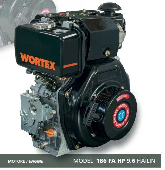 MOTORE HAILIN DIESEL HL186 9,6HP ALBERO CONICO D 23 AVVIAMENTO ELETTRICO