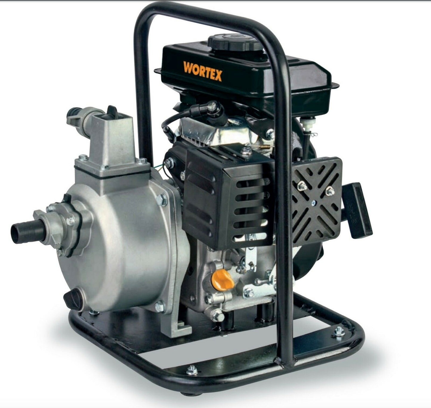 MOTOPOMPA 4T A BENZINA AUTOADESCANTE PORTATILE ALU WORTEX LW 30 2,5 HP LONCIN