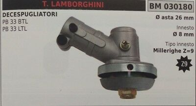 COPPIA CONICA DECESPUGLIATORE LAMBORGHINI PB 33 BTL LTL ASTA Ø26 MILLERIGHE Z9